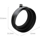 SmallRig Lens Hood for FUJIFILM X half (Black)