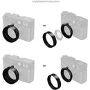 SmallRig Lens Hood for FUJIFILM X half (Black)