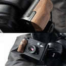 SmallRig L-Shaped Mount Plate with Wooden Handle for FUJIFILM X half (Black)