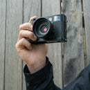 SmallRig L-Shaped Mount Plate with Wooden Handle for FUJIFILM X half (Black)