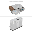 SmallRig L-Shaped Mount Plate with Wooden Handle for FUJIFILM X half (Charcoal Silver)
