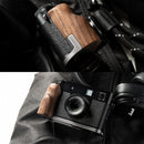 SmallRig L-Shaped Mount Plate with Wooden Handle for FUJIFILM X half (Charcoal Silver)