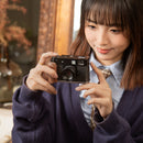 SmallRig L-Shaped Mount Plate with Wooden Handle for FUJIFILM X half (Charcoal Silver)