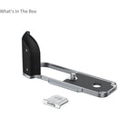 SmallRig L-Shaped Mount with Silicone Handle for FUJIFILM X half (Silver)