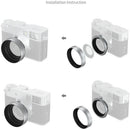 SmallRig Lens Hood for FUJIFILM X half (Silver)