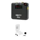 Deity Microphones PR-2 32-Bit Float Pocket Audio Recorder with Lavalier Mic & Black Outdoor Mic Kit