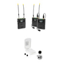 Deity Microphones Theos Digital 2-Person Camera-Mount Wireless Omni Lavalier Microphone System with Black Outdoor Mic Kits (550 to 663 MHz)