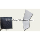 CineGearFactory Ultra Bounce Floppy Light Modifier (Black/White, 47.2 x 47.2")