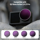 Neewer ND/PL 4-Filter Set for Select DJI Osmo Action 3/4/5 Pro (4-Pack)