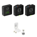 RODE Wireless PRO 2-Person Wireless Microphone System/Recorder with White Outdoor Kits