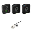 RODE Wireless PRO 2-Person Wireless Microphone System/Recorder Kit with White Lav Concealers