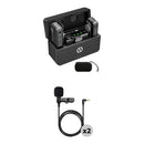 Hollyland LARK MAX Duo 2-Person Wireless Microphone System and Omnidirectional Lavalier Microphone Kit (2.4 GHz, Black)