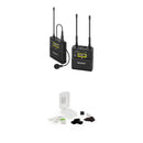 Sony UWP-D21 Camera-Mount Wireless Omni Lavalier Microphone System with Black Hiding Kit (UC14: 470 to 542 MHz)