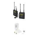 Sony UWP-D21 Camera-Mount Wireless Omni Lavalier Microphone System with White Outdoor Kit (UC14: 470 to 542 MHz)