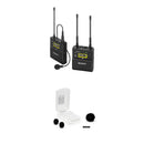 Sony UWP-D21 Camera-Mount Wireless Omni Lavalier Microphone System Kit (UC25: 536 to 608 MHz, Black Outdoor Kit)