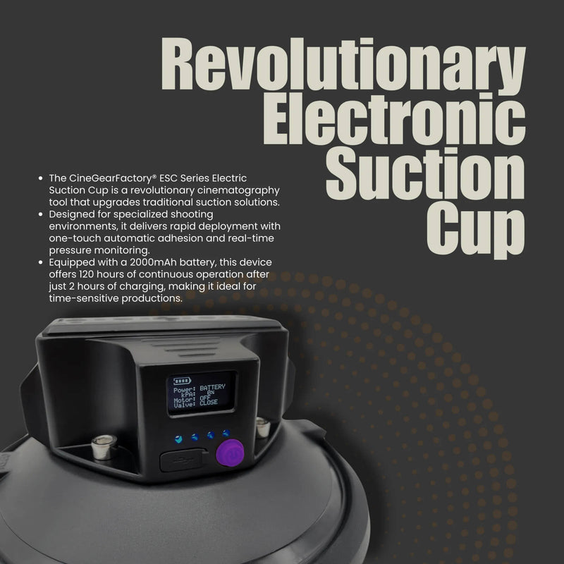 CineGearFactory Electronic Suction Cup (6", 2-Pack)