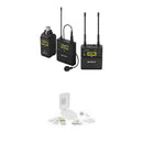 Sony UWP-D26 Camera-Mount Wireless Combo Microphone System Kit (UC14: 470 to 542 MHz, White Hiding Kit)
