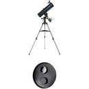Celestron AstroMaster 130EQ-MD Reflector Telescope and EclipSmart Solar Filter Kit