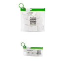 Bubblebee Industries Invisible Lav Covers Moleskin Big Bag Kit with Tape Strips (120-Pack, White)