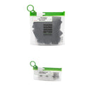 Bubblebee Industries Invisible Lav Covers Original Mesh Big Bag Kit with Tape Strips (40-Pack, Black)
