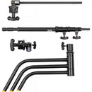 Impact Turtle Base C-Stand Kit (20", Black)