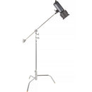 Impact 40" C-Stand with Turtle Base and Grip Arm Kit (40", Chrome)