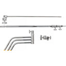 Impact 40" C-Stand with Turtle Base and Grip Arm Kit (40", Chrome)