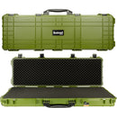 RAGAR Roller Hard Rifle Case with Foam (38", Green)