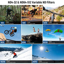 Neewer VND4-32 & VND64-512 Filter Set for GoPro HERO13/12/11/10/9