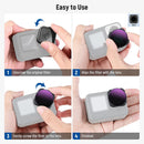 Neewer VND4-32 & VND64-512 Filter Set for GoPro HERO13/12/11/10/9