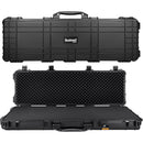 RAGAR Roller Hard Rifle Case with Foam (44", Black)
