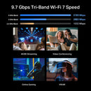 TP-Link Archer BE600 BE9700 Wireless Tri-Band Multi-Gig Router