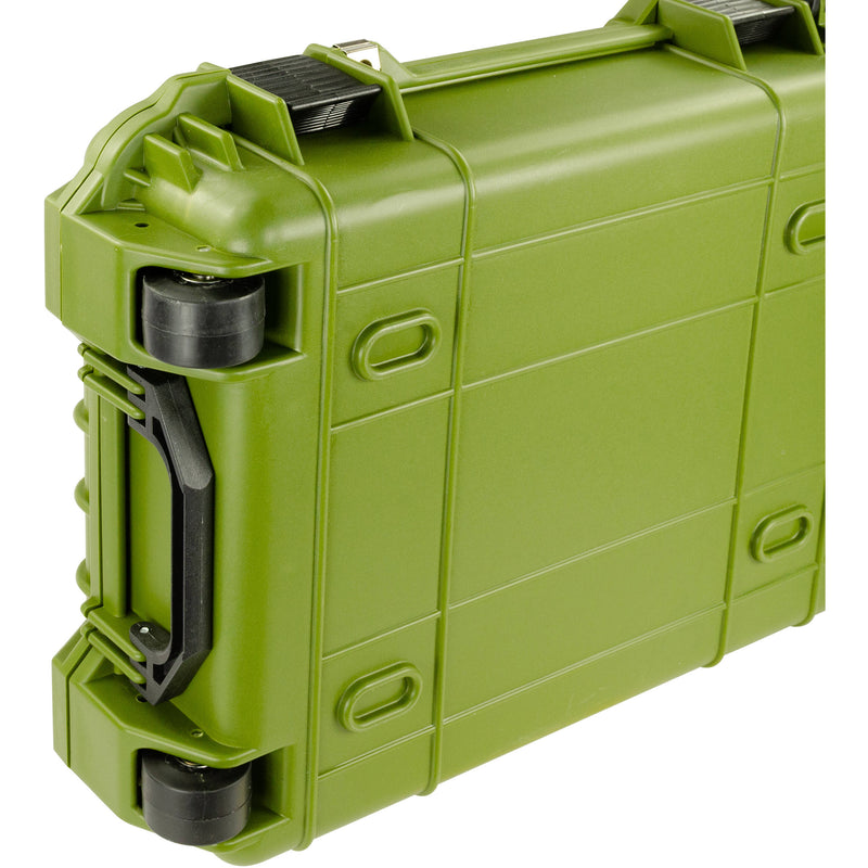 RAGAR Roller Hard Rifle Case with Foam (48", Green)