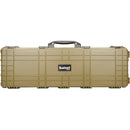 RAGAR Roller Hard Rifle Case with Foam (48", Tan)