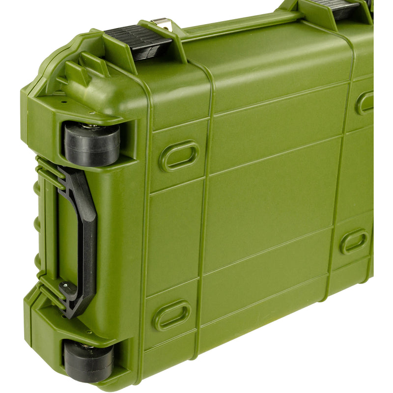 RAGAR Roller Hard Rifle Case with Foam (53", Green)