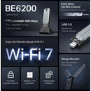 TP-Link Archer TBE401UH BE6200 Tri-Band Wi-Fi 7 USB Adapter