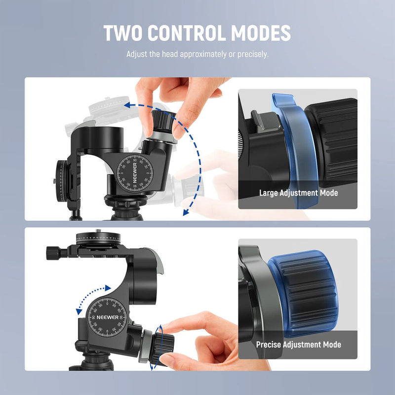 Neewer TH15 3-Way Geared Tripod Head