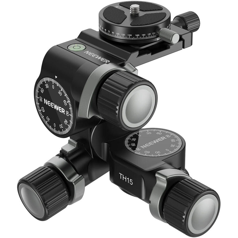 Neewer TH15 3-Way Geared Tripod Head