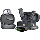 Hollyland LARK MAX 2 Ultimate Combo 2-Person Wireless Microphone System for Cameras and Mobile Devices (Space Gray, 2.4 GHz)