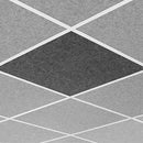Middle Atlantic Nivo Flush Acoustic Ceiling Tile with Flush Profile & 15/16" Layin (2x2', Silver Gray)