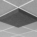 Middle Atlantic Niv Acoustic Ceiling Tile with 3" Drop (2x2', Silver Gray)