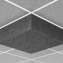 Middle Atlantic Nivo Acoustic Ceiling Tile with 7" Drop (2x2', Silver Gray)