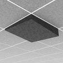 Middle Atlantic Ori Acoustic Ceiling Tile with Dynamic Slope 1 and 15/16" Layin (2x2', Charcoal Gray)
