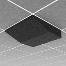 Middle Atlantic Atlantic Ori Acoustic Ceiling Tile with Plateau 1 and 15/16" Layin (2x2', Silver Gray)