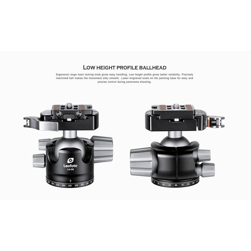 Leofoto LS-284CEX X Carbon Fiber Tripod with LH-36LR Ball Head