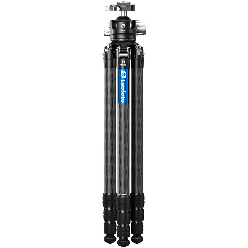 Leofoto LM-324CLX Summit Series Carbon Fiber Tripod with LH-55LR Ball Head