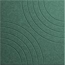Middle Atlantic TruTile Acoustic Wall Panel with Double Arc Pattern (2x2', Classic White)