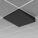 Middle Atlantic Ori Acoustic Ceiling Tile with Simple Slope 1 and 15/16" Layin (2x2', Charcoal Gray)