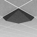 Middle Atlantic Ori Acoustic Ceiling Tile with Valley 2 and 15/16" Layin (2x2', Charcoal Gray)