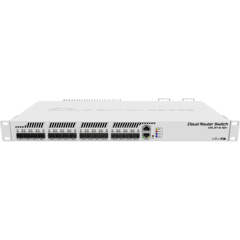 MikroTik CRS317-1G-16S+RM 16-Port 10G SFP+ Managed Network Switch